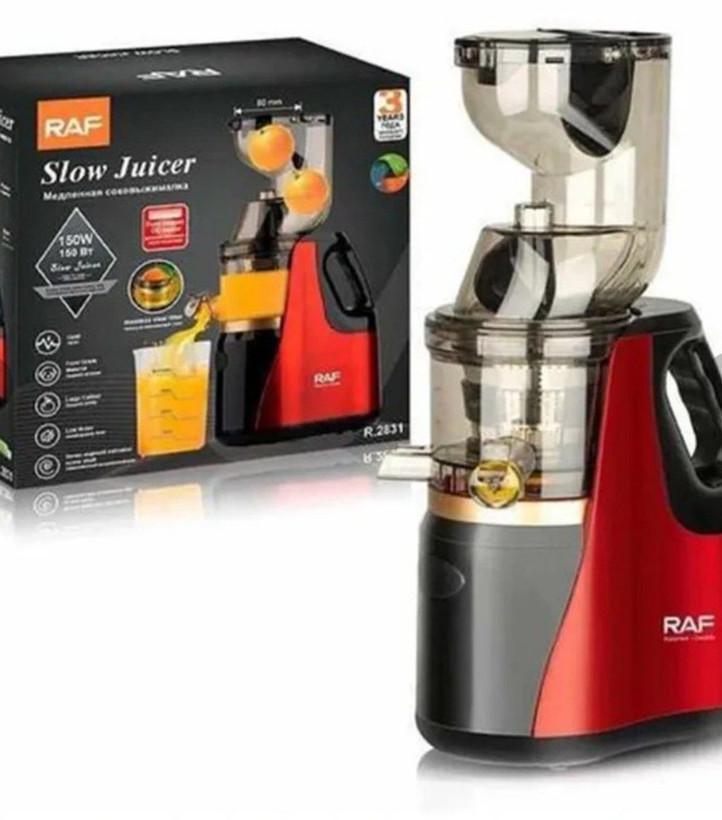 آبمیوه گیری راف مدل 2838 ظرفیت0/8لیتر،2سرعته،اصلی